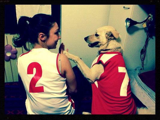 Valeria Quatrale e il suo cane