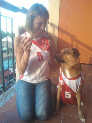 Valentina Curci e il suo cane