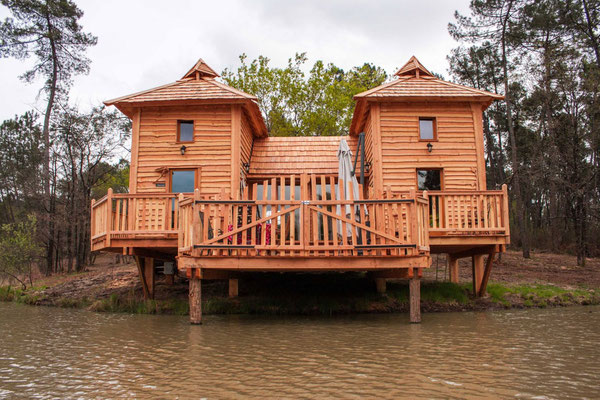 cabane sur l'eau
