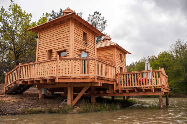cabane sur l'eau