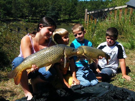 camping met vissen in Frankrijk 