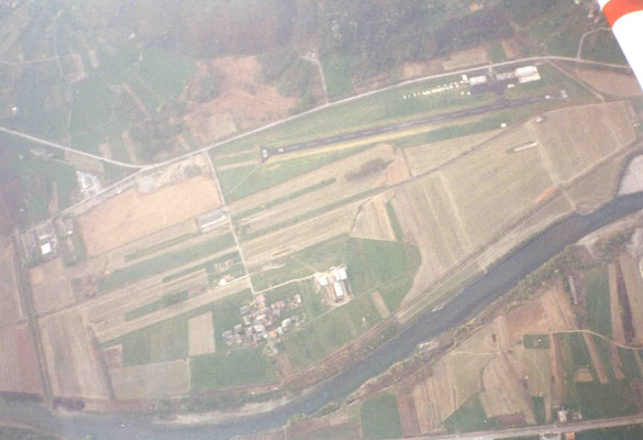 Der Flugplatz von Caiolo bei Sondrio