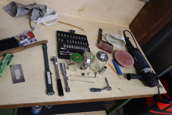 Viel Technik - viel Werkzeug