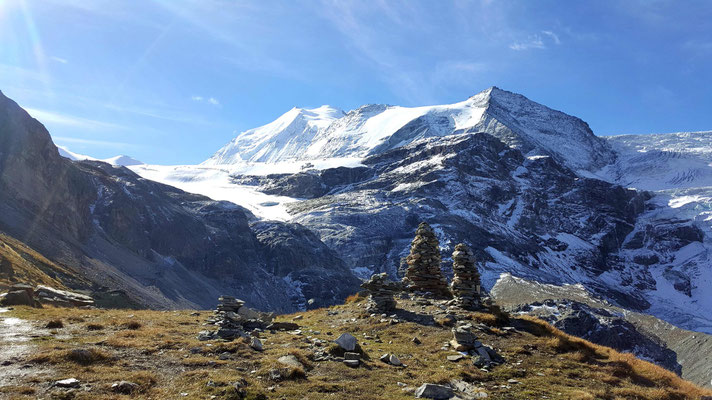 Steintürme an der Turtmannhütte