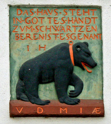 Relief am Gasthaus Zum Schwarzen Bären, Weimar, 17. Jahrhundert