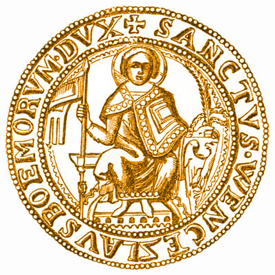 Siegelbild Ottokars I. als König von Böhmen, Anfang des 13. Jahrhunderts