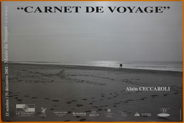 Affiche "Carnet de voyage, Alain Ceccaroli"
