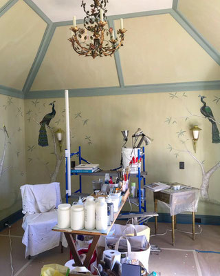 THE BIRD ROOM, private commission by Eve Ashcraft