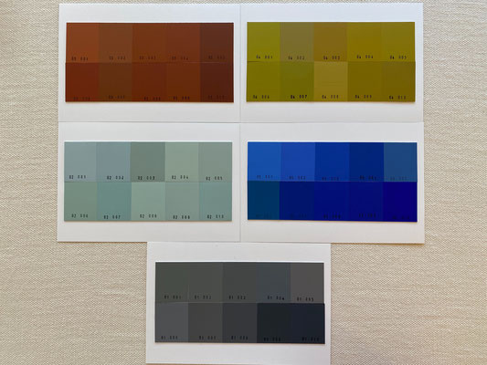 Color studies by Eve Ashcraft for Urban Electric Co. 