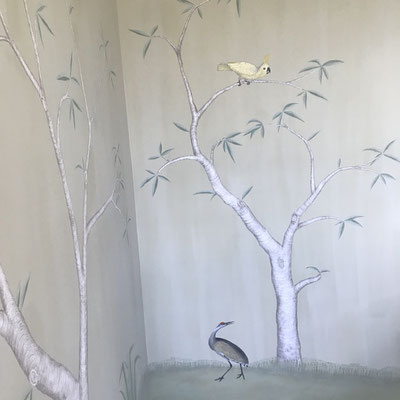 THE BIRD ROOM, private commission by Eve Ashcraft