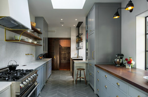 Brooklyn Kitchen. Gerry Smith Architect, color by Eve Ashcraft