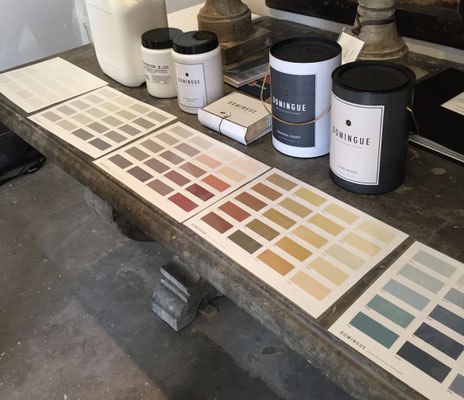 Palette development for Domingue Architectural Finishes by Eve Ashcraft