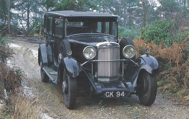 Sunbeam 16 Saloon uit 1931.