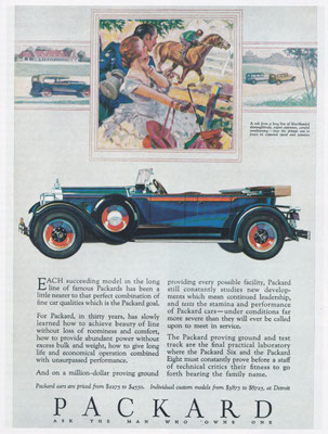 Advertentie Packard.