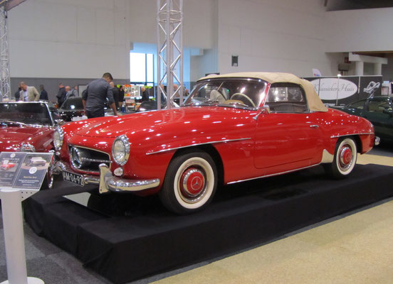 Mercedes-Benz 190 SL uit 1962. (Interclassics Brussels 2018)