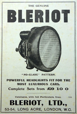 Advertentie Blériot, 1909