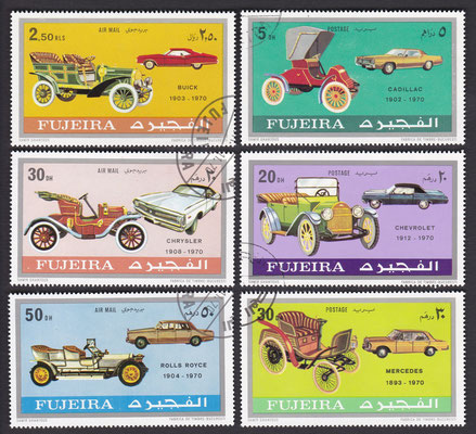 Postzegels Fujairah (Verenigde Arabische Emiraten) uit 1970.