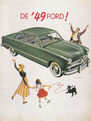Reclame van Ford uit 1949.