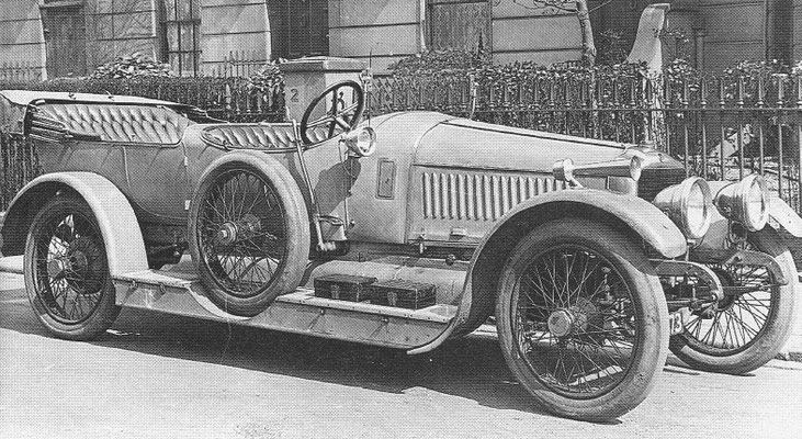 Brasier 24 pk zescilinder uit 1914.