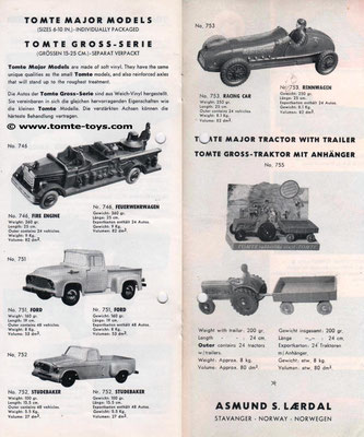 Folder Tomte uit 1966.