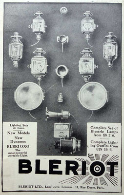 Advertentie Blériot, 1914