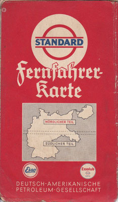 Fernfahrerkarte, Standard, Nördlicher und Südlicher Teil (vóór 1940).