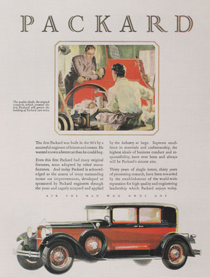 Advertentie Packard.