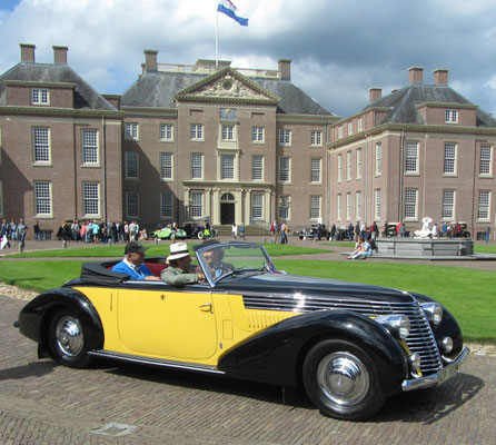 Lancia Astura Pininfarina uit 1938, 3 liter V8.