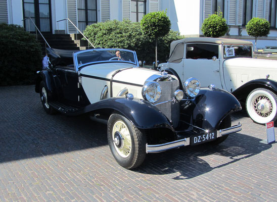 Mercedes-Benz 540 K Cabriolet A Sindelfingen uit 1936. (Concours d’Elegance Paleis Soestdijk 2019)