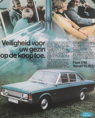 Reclame van Ford voor de 17M