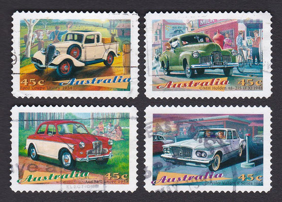 Postzegels Australië uit 1997.
