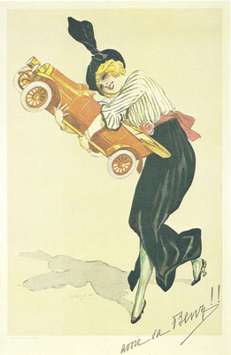 Affiche van Benz uit 1912.