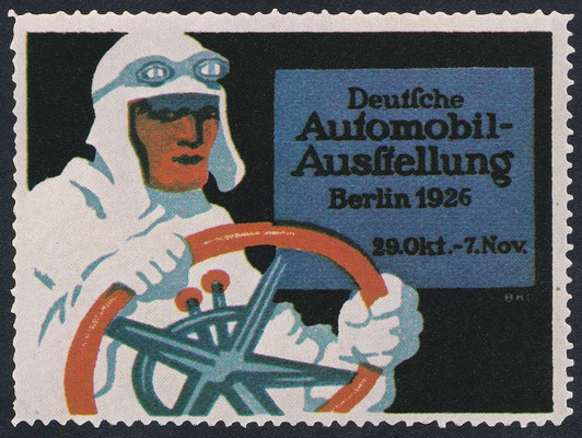 Sluitzegel Automobieltentoonstelling Berlijn 1926.