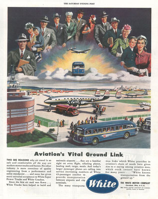 Advertentie White in The Saturday Evening Post uit 1946.