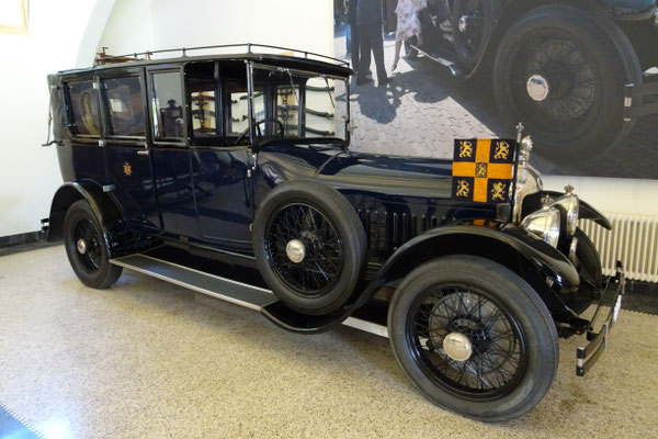 Minerva AC Landaulet uit 1925 met een carrosserie van Van Rijswijk (ex Prins Hendrik)
