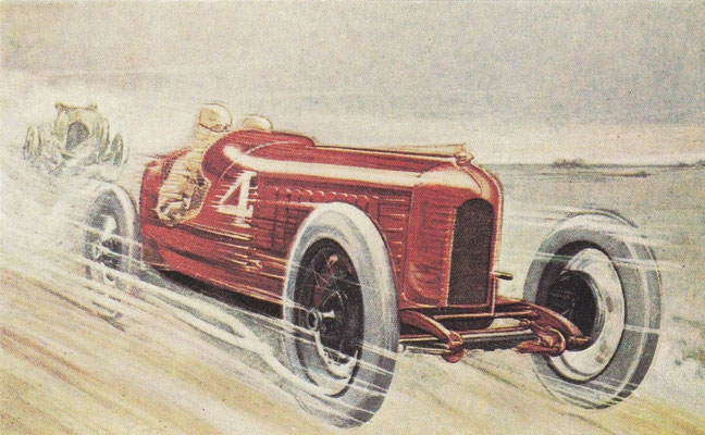 Een postkaart van Fiat uit 1922.
