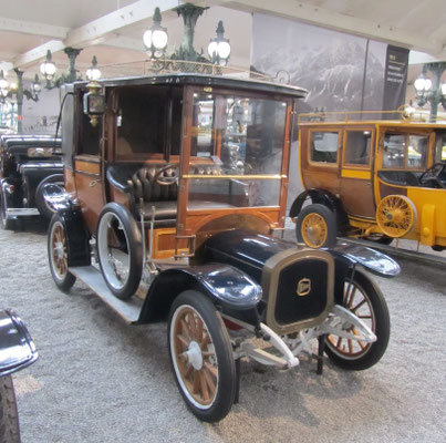 Delahaye Coupé Landaulet Type 1012 HP uit 1912 (Collection Schlumpf).