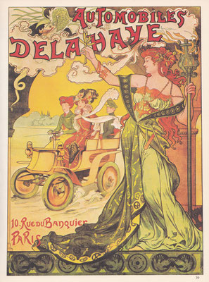 Affiche Delahaye uit ~ 1898.