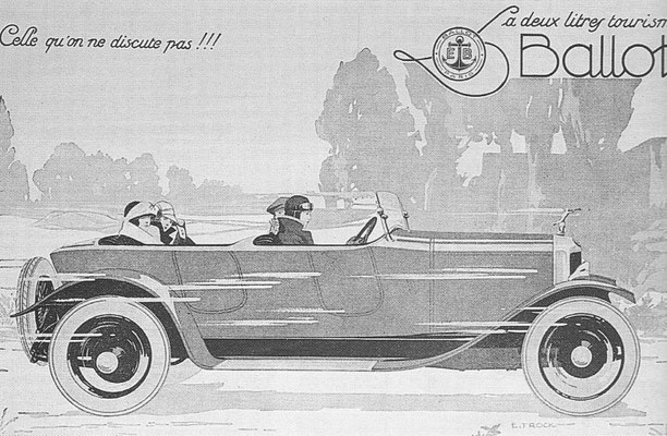 Reclame voo de Ballot 2LT uit 1924