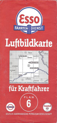 Luftbildkarte für Kraftfahrer, Esso Fahrten-Dienst, Plan 6 (vóór 1940).