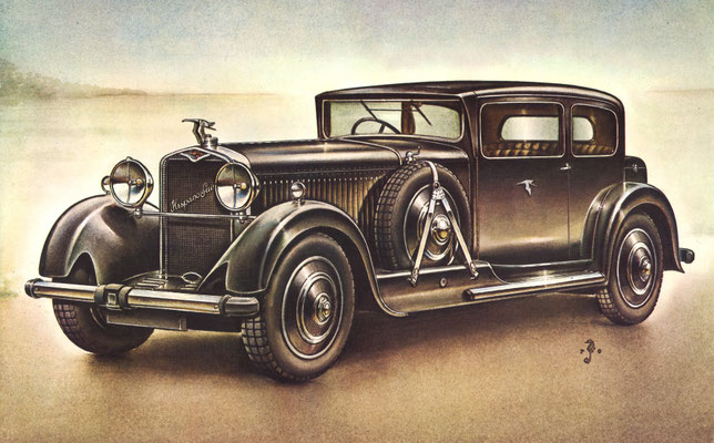 Hispano Suiza H6C, 1930. Getekend door Piet Olyslager.