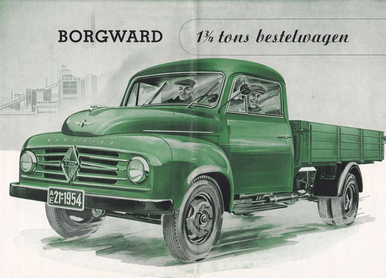 Brochure Borgward bestelwagens uit 1958.