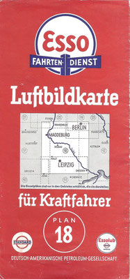 Luftbildkarte für Kraftfahrer, Esso Fahrten-Dienst, Plan 18 (vóór 1940).