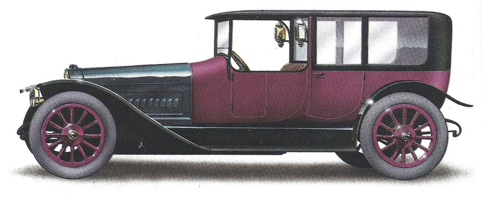Brasier 30 pk uit 1913.