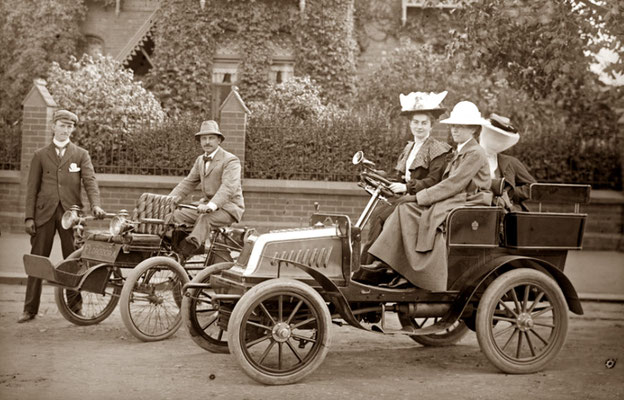 Darracq Quadricycle uit 1900.