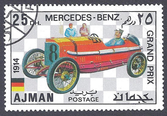 Postzegel Ajman (Verenigde Arabische Emiraten).