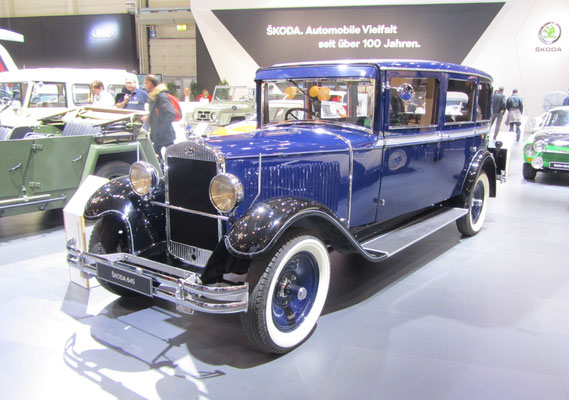 Skoda 645, gebouwd van 1929 tot 1934. (Techno Classica 2018 in Essen)