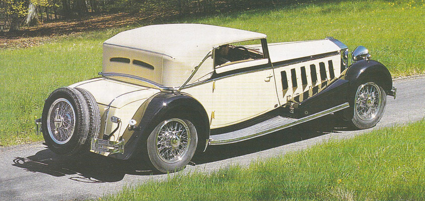 Isotta Fraschini 8A  uit 1932 met een carrosserie van Ramseier uit Zwitserland.