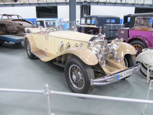 Mercedes Benz 710 SS uit 1930. (Technik Museum Sinsheim)