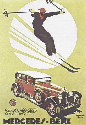 Affiche van Mercedes-Benz.